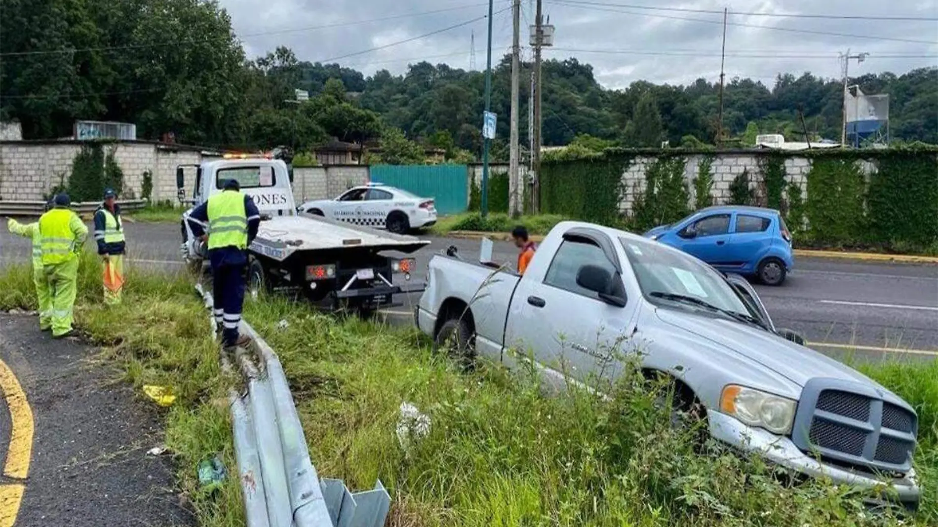 Accidente de camioneta